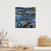Wasserlilien Poster (Küche)