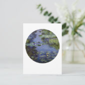 Wasserlilien Postkarte (Stehend Vorderseite)