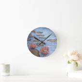 Wasserlilien Runde Wanduhr (Zuhause)