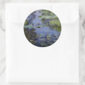 Wasserlilien Runder Aufkleber (Tasche)
