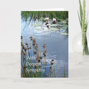Wasserlilien Sympathiekarte Karte