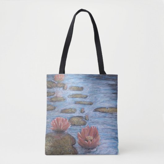 Wasserlilien Tasche (Vorderseite)
