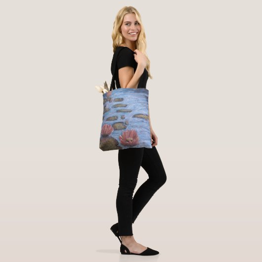 Wasserlilien Tasche (Am Model)