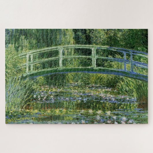 Wasserlilien und Japanische Brücke: Claude Monet Puzzle (Horizontal)