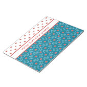 Wasserlilien und Libellen, Notepad oder Jotter Notizblock (angewinkelt)