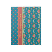 Wasserlilien und Libellen Notepad oder Jotter Notizblock (Rotiert)