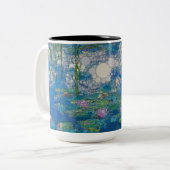 Wasserlilien, Unendlichkeitspunkte nach Claude Mon Zweifarbige Tasse (Vorderseite Links)