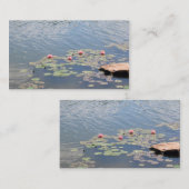 Wasserlilien Visitenkarte (Vorne/Hinten)