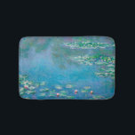 Wasserlilien von Claude Monet Fine Art Malerei Badematte<br><div class="desc">Schönes Meisterwerk von Claude Monet - Water Lilies aus seinem Garten in Giverny,  Frankreich. Eines der berühmtesten Kunstwerke der Kunstgeschichte und ein schönes Beispiel des Impressionismus. Das ist wirklich ein wunderbares Kunstwerk und ein großartiges Geschenk für Kunstliebhaber.</div>