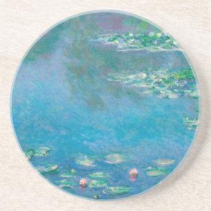Wasserlilien von Claude Monet Fine Art Malerei Getränkeuntersetzer