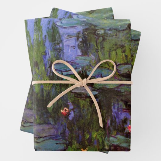Wasserlilien von Claude Monet Geschenkpapier Set (Beispiel)