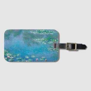Wasserlilien von Claude Monet Kunstmalerei Gepäckanhänger
