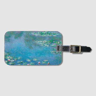 Wasserlilien von Claude Monet Kunstmalerei Gepäckanhänger