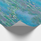 Wasserlilien von Claude Monet Kunstmalerei Geschenkpapier (Ecke)