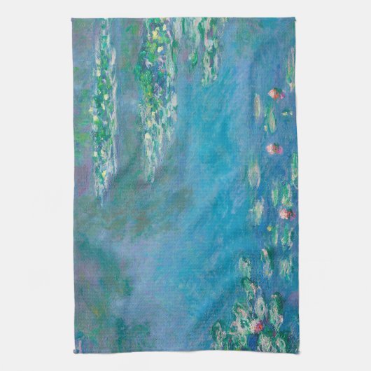 Wasserlilien von Claude Monet Kunstmalerei Geschirrtuch (Vertikal)