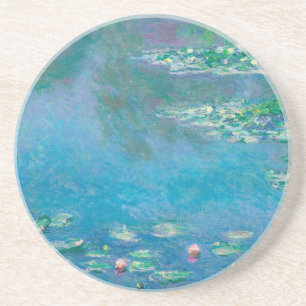 Wasserlilien von Claude Monet Kunstmalerei Getränkeuntersetzer