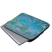 Wasserlilien von Claude Monet Kunstmalerei Laptopschutzhülle (Vorne Knopf)