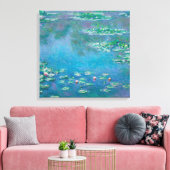 Wasserlilien von Claude Monet Kunstmalerei Leinwanddruck (Insitu (Wohnzimmer))