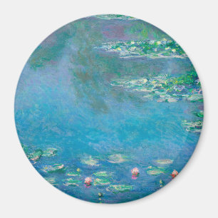 Wasserlilien von Claude Monet Kunstmalerei Magnet