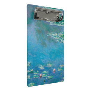 Wasserlilien von Claude Monet Kunstmalerei Mini Klemmbrett