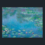 Wasserlilien von Claude Monet Kunstmalerei Poster<br><div class="desc">Schönes Meisterwerk von Claude Monet - Water Lilies aus seinem Garten in Giverny,  Frankreich. Eines der berühmtesten Kunstgemälde in der Kunstgeschichte und ein schönes Beispiel für Impressionismus. Das ist wirklich ein wunderbares Kunstwerk und ein großartiges Geschenk für Kunstliebhaber.</div>
