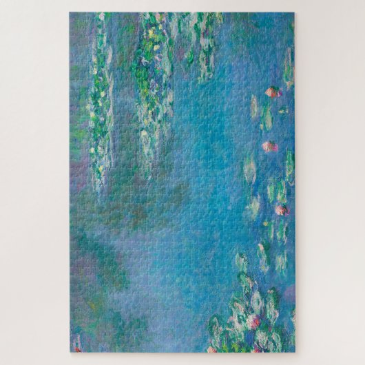 Wasserlilien von Claude Monet Kunstmalerei Puzzle (Vertikal)