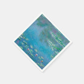 Wasserlilien von Claude Monet Kunstmalerei Serviette (Ecke)