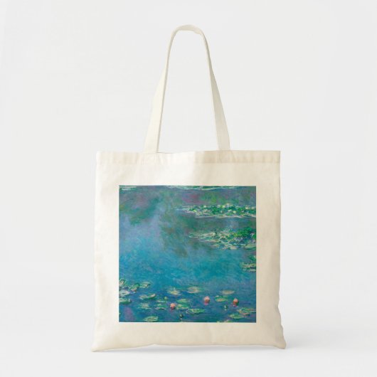 Wasserlilien von Claude Monet Kunstmalerei Tragetasche (Vorne)