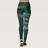 Wasserlilien (von Claude Monet) Leggings (Rückseite)