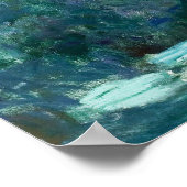 Wasserlilien von Claude Monet Poster (Ecke)