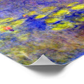 Wasserlilien von Claude Monet Poster (Ecke)