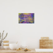 Wasserlilien von Claude Monet Poster (Küche)