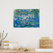 Wasserlilien von Claude Monet Poster (Küche)