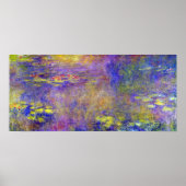 Wasserlilien von Claude Monet Poster (Vorne)