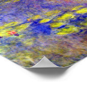 Wasserlilien von Claude Monet Poster (Ecke)