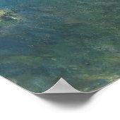 Wasserlilien von Claude Monet Poster (Ecke)
