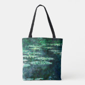 Wasserlilien von Claude Monet Tasche (Rückseite)