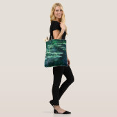 Wasserlilien von Claude Monet Tasche (Am Model)