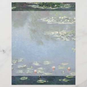Wasserlilien von Claude Monet, Vintage Blume
