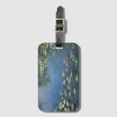 Wasserlilien von Claude Monet, Vintage Blume Gepäckanhänger (Vorderseite Vertikal)