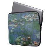 Wasserlilien von Claude Monet, Vintage Blume Laptopschutzhülle (Vorderseite Links)