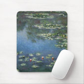 Wasserlilien von Claude Monet, Vintage Blume Mousepad (Mit Mouse)