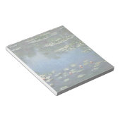 Wasserlilien von Claude Monet, Vintage Blume Notizblock (angewinkelt)