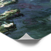 Wasserlilien von Claude Monet, Vintage Blume Poster (Ecke)