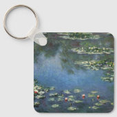 Wasserlilien von Claude Monet, Vintage Blume Schlüsselanhänger (Vorderseite)