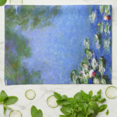 Wasserlilien von Claude Monet, Vintage Kunst Geschirrtuch (Gefaltet)
