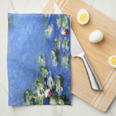 Wasserlilien von Claude Monet, Vintage Kunst Geschirrtuch (Viertel Falte)
