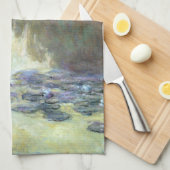 Wasserlilien von Claude Monet, Vintage Kunst Geschirrtuch (Viertel Falte)
