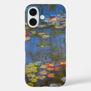 Wasserlilien von Claude Monet, Vintage Naturkunst iPhone 16 Hülle