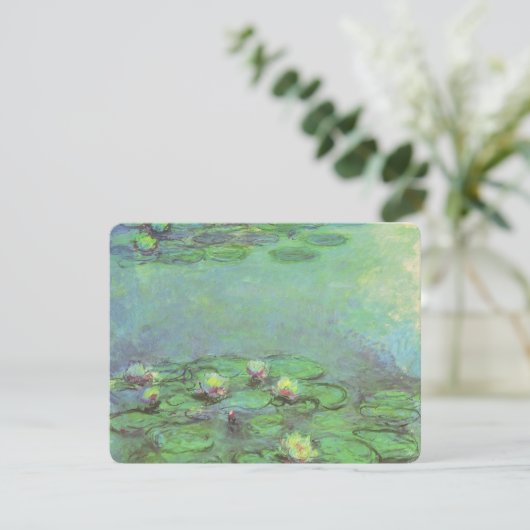 Wasserlilien von Claude Monet, Vintager Impression (Stehend Vorderseite)